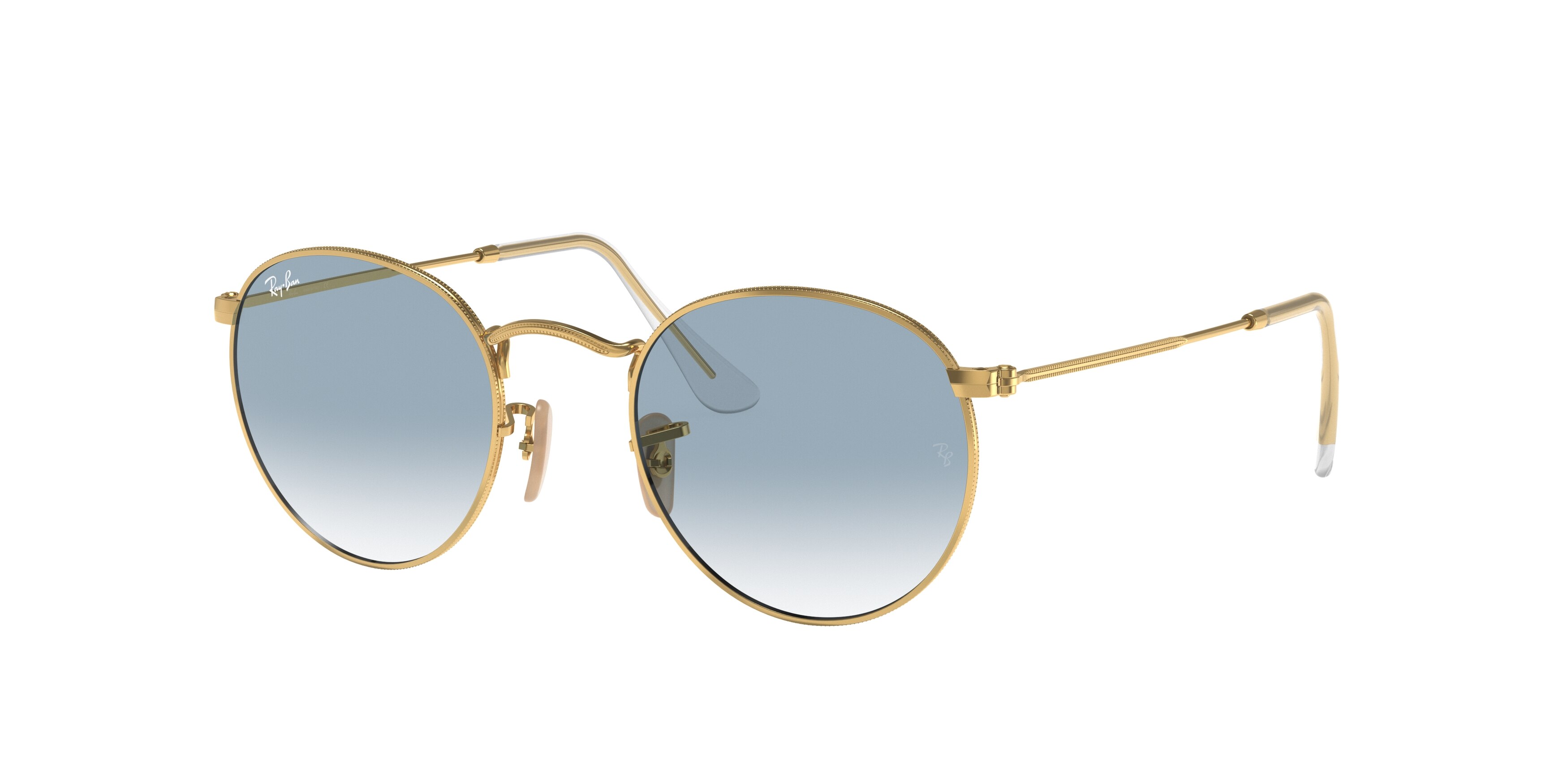 Ray Ban RB3447N 001/3F Round Metal 